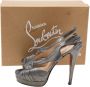 Christian Louboutin Pre-owned Leather sandals Gray Dames - Thumbnail 8