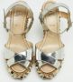Christian Louboutin Pre-owned Leather sandals Gray Dames - Thumbnail 3
