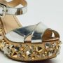 Christian Louboutin Pre-owned Leather sandals Gray Dames - Thumbnail 7