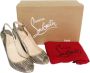 Christian Louboutin Pre-owned Leather sandals Gray Dames - Thumbnail 8
