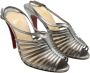 Christian Louboutin Pre-owned Leather sandals Gray Dames - Thumbnail 3