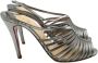 Christian Louboutin Pre-owned Leather sandals Gray Dames - Thumbnail 4
