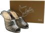 Christian Louboutin Pre-owned Leather sandals Gray Dames - Thumbnail 10