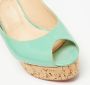 Christian Louboutin Pre-owned Leather sandals Green Dames - Thumbnail 7