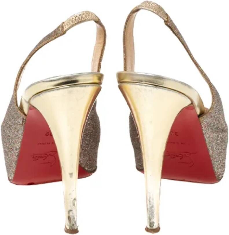 Christian Louboutin Pre-owned Leather sandals Multicolor Dames