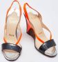 Christian Louboutin Pre-owned Leather sandals Orange Dames - Thumbnail 3