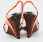 Christian Louboutin Pre-owned Leather sandals Orange Dames - Thumbnail 4