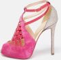 Christian Louboutin Pre-owned Leather sandals Pink Dames - Thumbnail 2