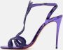 Christian Louboutin Pre-owned Leather sandals Purple Dames - Thumbnail 2