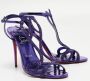 Christian Louboutin Pre-owned Leather sandals Purple Dames - Thumbnail 4