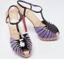 Christian Louboutin Pre-owned Leather sandals Purple Dames - Thumbnail 4