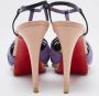 Christian Louboutin Pre-owned Leather sandals Purple Dames - Thumbnail 5