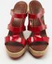 Christian Louboutin Pre-owned Leather sandals Red Dames - Thumbnail 3