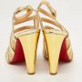 Christian Louboutin Pre-owned Leather sandals Yellow Dames - Thumbnail 5