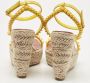 Christian Louboutin Pre-owned Leather sandals Yellow Dames - Thumbnail 5