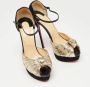 Christian Louboutin Pre-owned Leather sandals Yellow Dames - Thumbnail 4