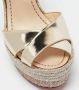 Christian Louboutin Pre-owned Leather sandals Yellow Dames - Thumbnail 7
