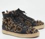 Christian Louboutin Pre-owned Leather sneakers Black Dames - Thumbnail 4
