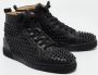 Christian Louboutin Pre-owned Leather sneakers Black Heren - Thumbnail 4