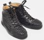 Christian Louboutin Pre-owned Leather sneakers Black Heren - Thumbnail 4