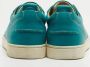 Christian Louboutin Pre-owned Leather sneakers Blue Dames - Thumbnail 5