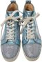 Christian Louboutin Pre-owned Leather sneakers Blue Dames - Thumbnail 2