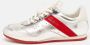 Christian Louboutin Pre-owned Leather sneakers Gray Dames - Thumbnail 2