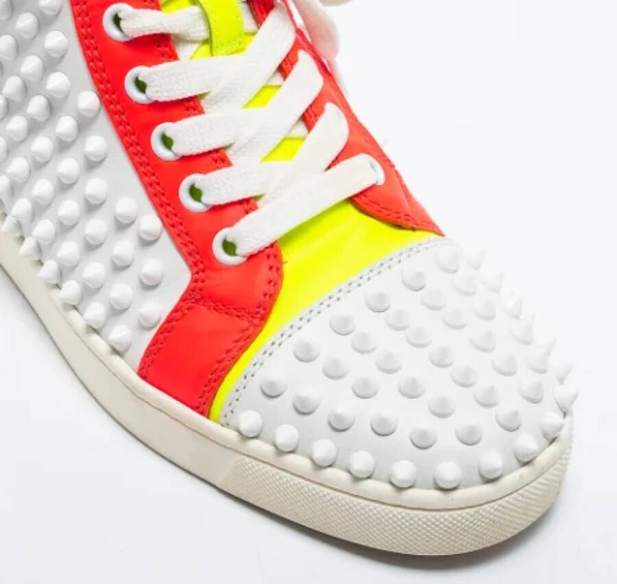 Christian Louboutin Pre-owned Leather sneakers Multicolor Dames