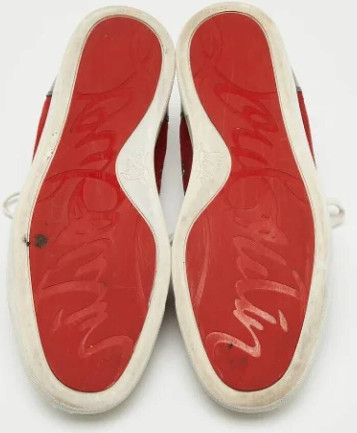 Christian Louboutin Pre-owned Leather sneakers Multicolor Heren
