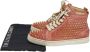 Christian Louboutin Pre-owned Leather sneakers Orange Dames - Thumbnail 7