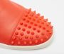 Christian Louboutin Pre-owned Leather sneakers Orange Dames - Thumbnail 7