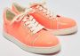 Christian Louboutin Pre-owned Leather sneakers Orange Dames - Thumbnail 4
