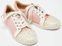Christian Louboutin Pre-owned Leather sneakers Pink Dames - Thumbnail 4