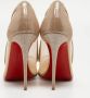 Christian Louboutin Pre-owned Mesh heels Beige Dames - Thumbnail 5