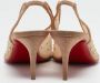 Christian Louboutin Pre-owned Mesh heels Beige Dames - Thumbnail 5