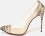Christian Louboutin Pre-owned Plastic heels Gray Dames - Thumbnail 2