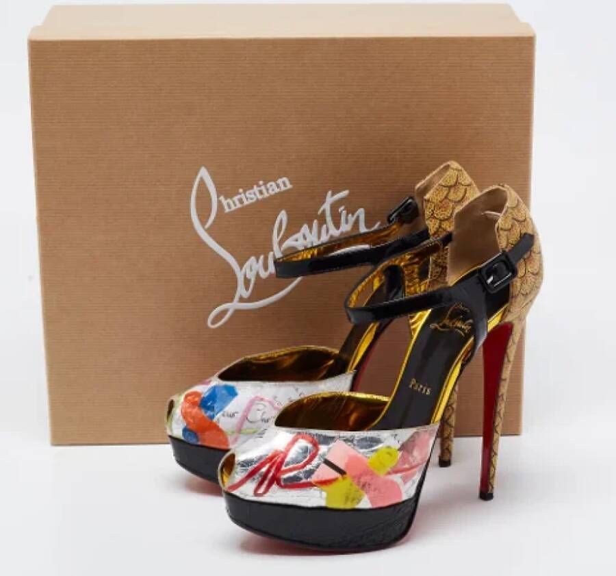 Christian Louboutin Pre-owned Plastic heels Multicolor Dames