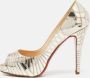 Christian Louboutin Pre-owned Plastic heels Yellow Dames - Thumbnail 2