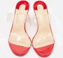 Christian Louboutin Pre-owned Plastic sandals Red Dames - Thumbnail 3