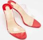Christian Louboutin Pre-owned Plastic sandals Red Dames - Thumbnail 4
