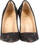Christian Louboutin Pre-owned Polyester heels Gray Dames - Thumbnail 2