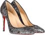 Christian Louboutin Pre-owned Polyester heels Gray Dames - Thumbnail 3