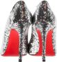 Christian Louboutin Pre-owned Polyester heels Gray Dames - Thumbnail 4