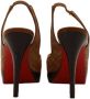 Christian Louboutin Pre-owned Raffia heels Brown Dames - Thumbnail 4