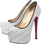 Christian Louboutin Pre-owned Raffia heels White Dames - Thumbnail 3