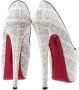 Christian Louboutin Pre-owned Raffia heels White Dames - Thumbnail 4