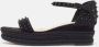 Christian Louboutin Pre-owned Raffia sandals Black Dames - Thumbnail 2
