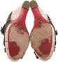 Christian Louboutin Pre-owned Raffia sandals Brown Dames - Thumbnail 5