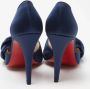 Christian Louboutin Pre-owned Satin heels Blue Dames - Thumbnail 5