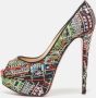 Christian Louboutin Pre-owned Satin heels Multicolor Dames - Thumbnail 2